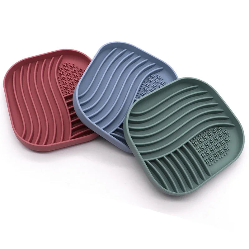 Silicone Slow Feeder Bowl for Dogs & Cats with Suction Base
