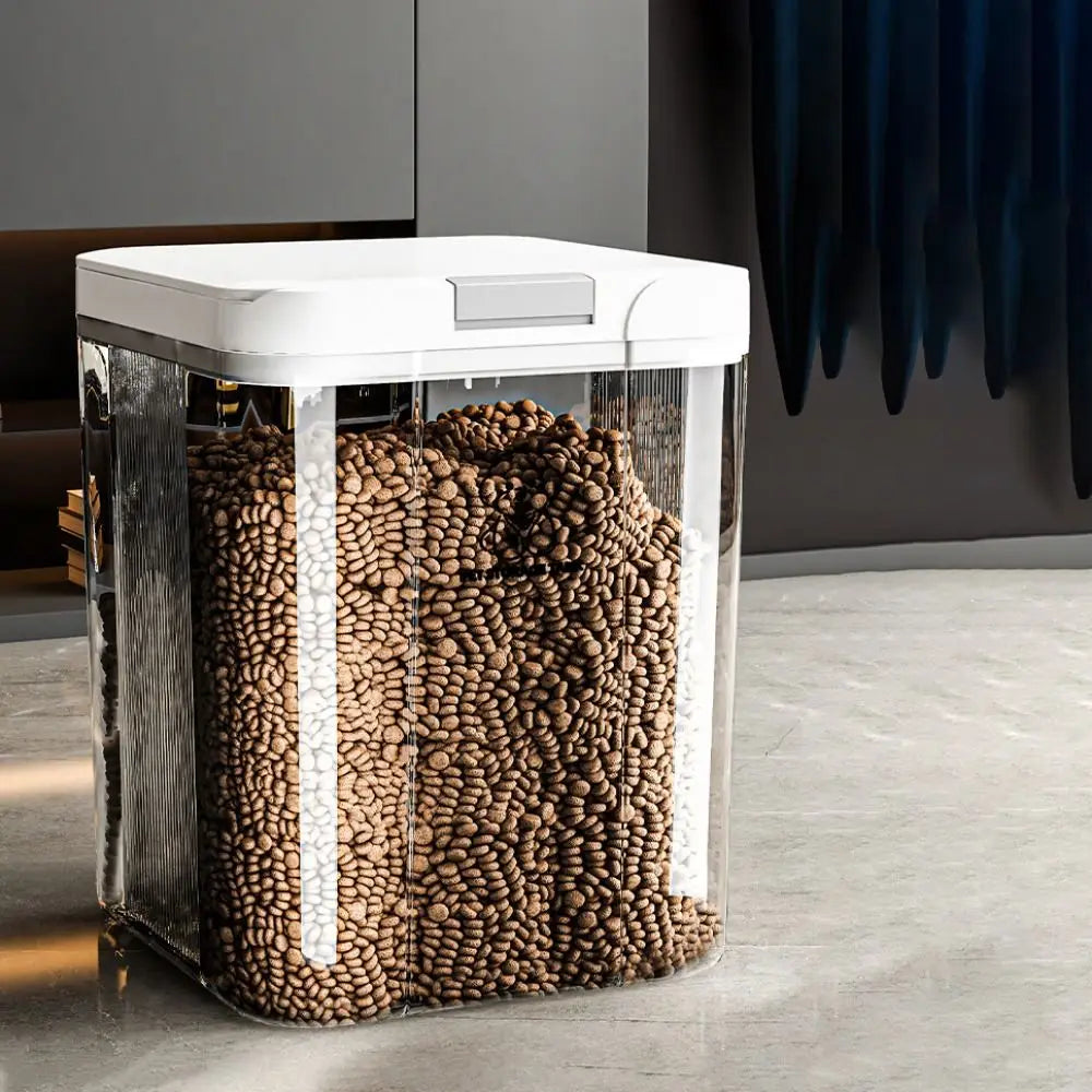Airtight Pet Food Storage Container with Flip Lid