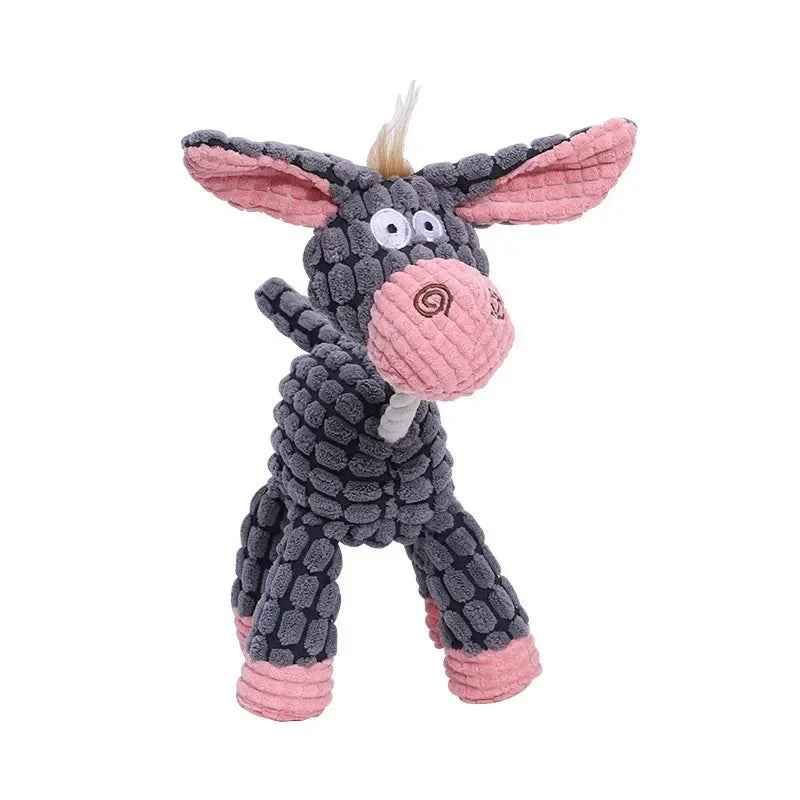 Plush Squeaky Dog Toy for Small & Large Dogs