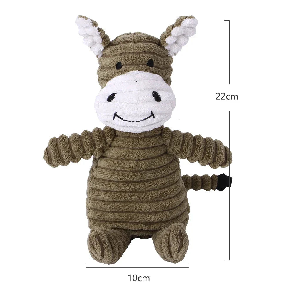 Plush Squeaky Dog Toy for Small & Large Dogs