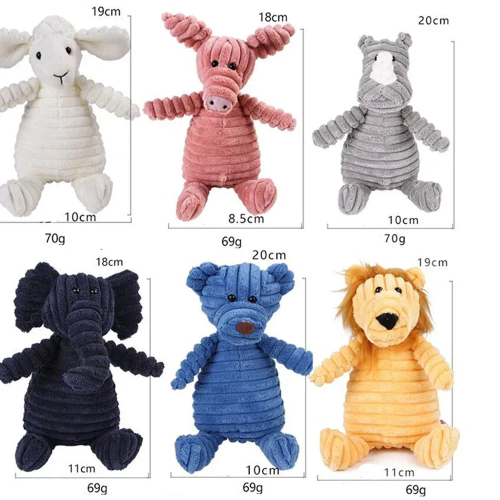 Plush Squeaky Dog Toy for Small & Large Dogs