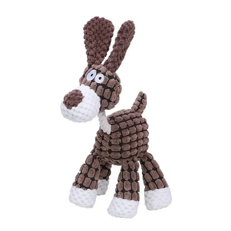 Plush Squeaky Dog Toy for Small & Large Dogs