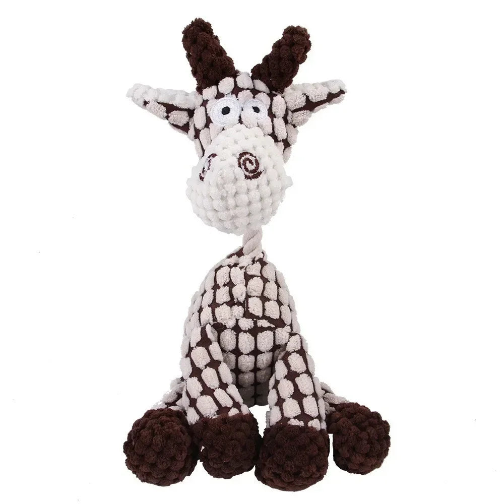 Plush Squeaky Dog Toy for Small & Large Dogs