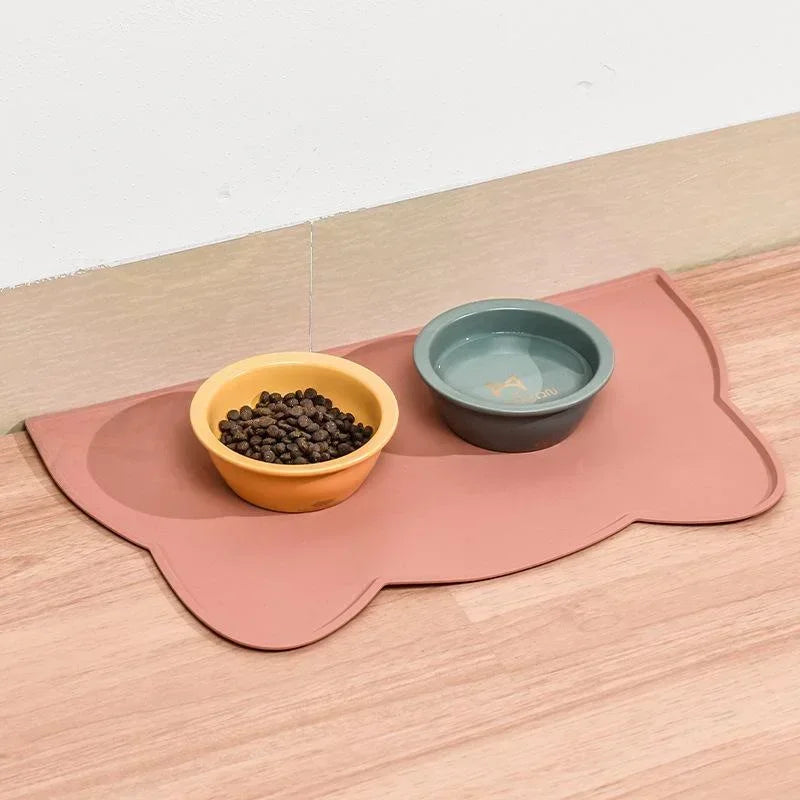 Non-Slip Silicone Pet Feeding Mat for Dogs & Cats