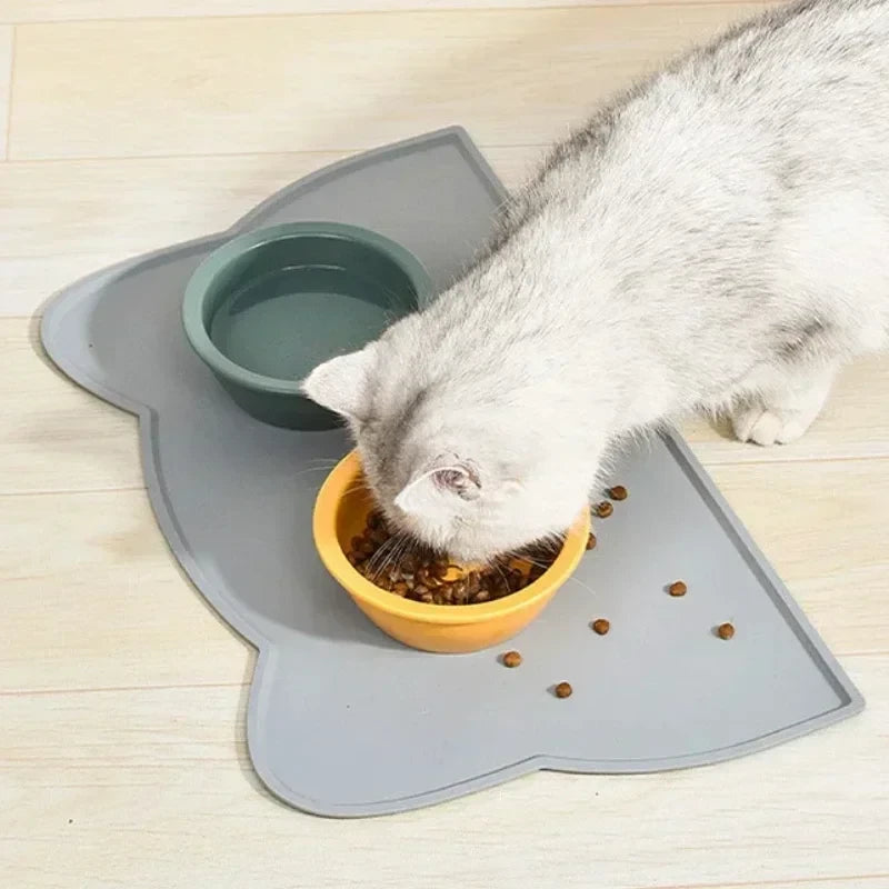 Non-Slip Silicone Pet Feeding Mat for Dogs & Cats