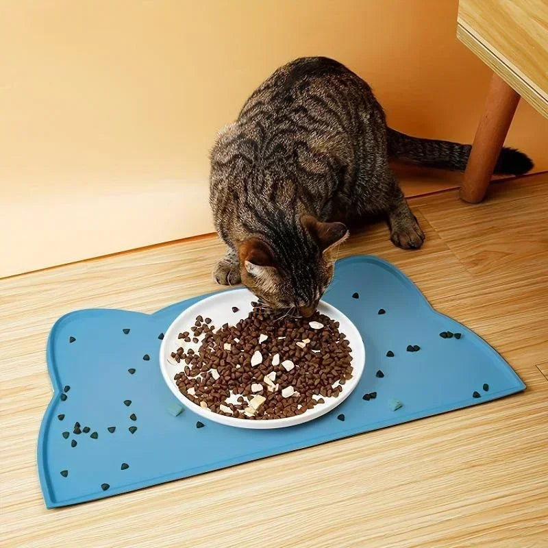 Non-Slip Silicone Pet Feeding Mat for Dogs & Cats