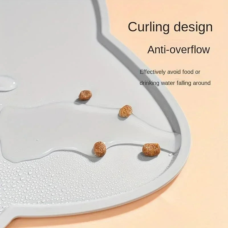 Non-Slip Silicone Pet Feeding Mat for Dogs & Cats